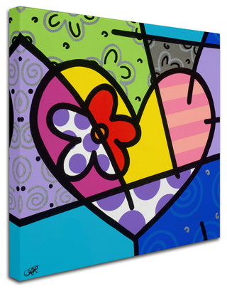 Roberto Rafael 'Big Heart III' Canvas Art
