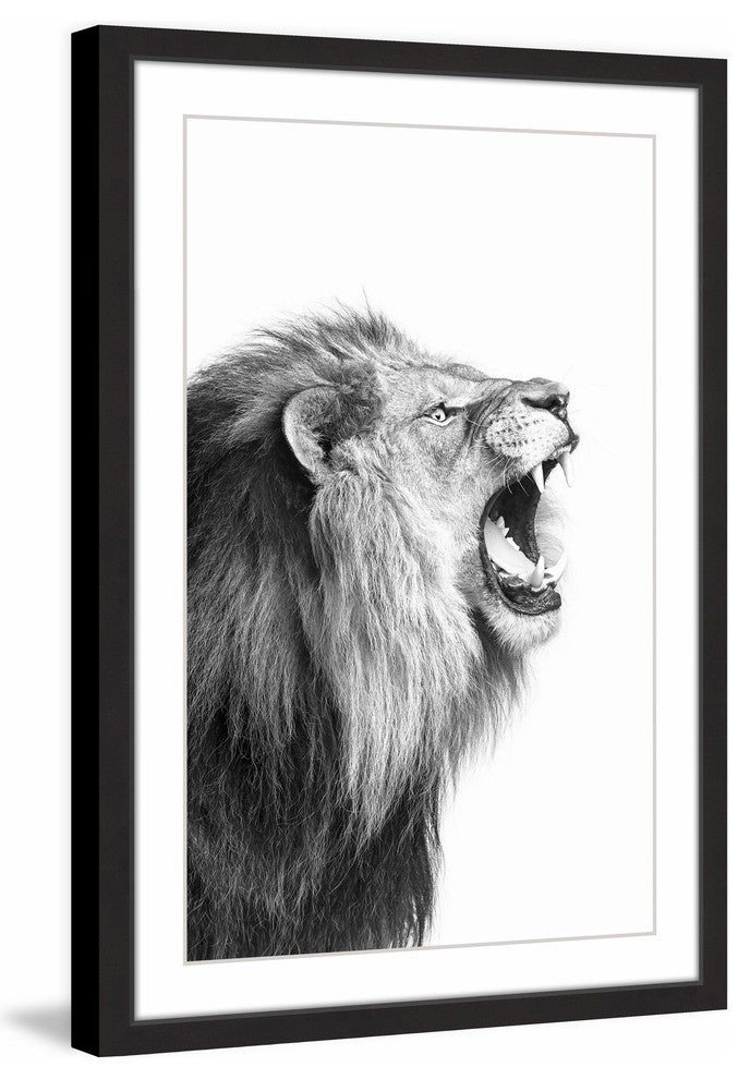 "Man Is Right" Framed Painting Print, 16x24