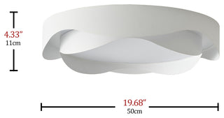 Modern Unique Flower Shape LED Flush Mount Ceiling Light
