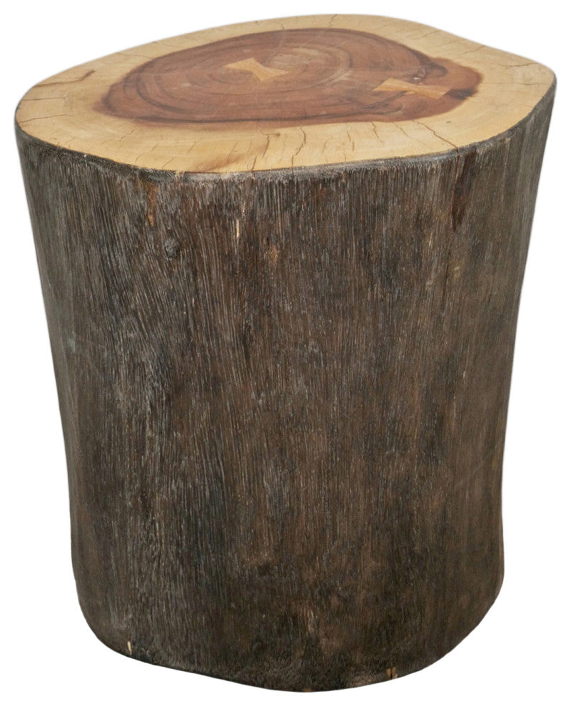 Blackened Stump Side Table