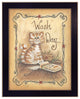 "Wash Day" By Mary June, Printed Wall Art, Ready To Hang, Black Frame