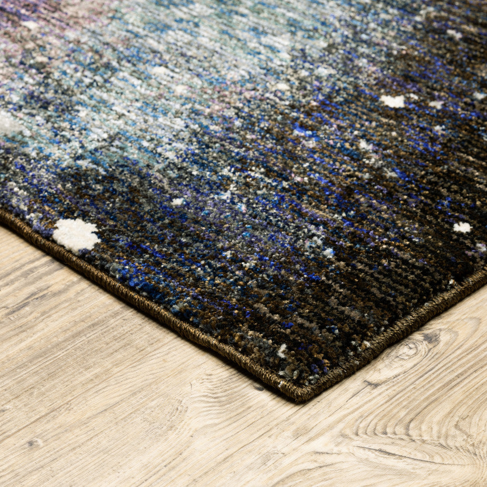 Oriental Weavers Evolution Indoor Rug Midnight/ Purple 5'3" X 7'3"