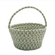 Colonial Mills Basket Easter Spring Mix Basket Green and Blue Round