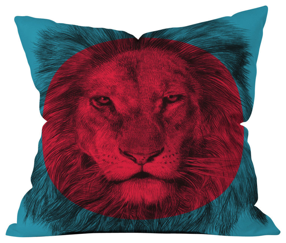 Garima Dhawan Wild 5 Outdoor Throw Pillow