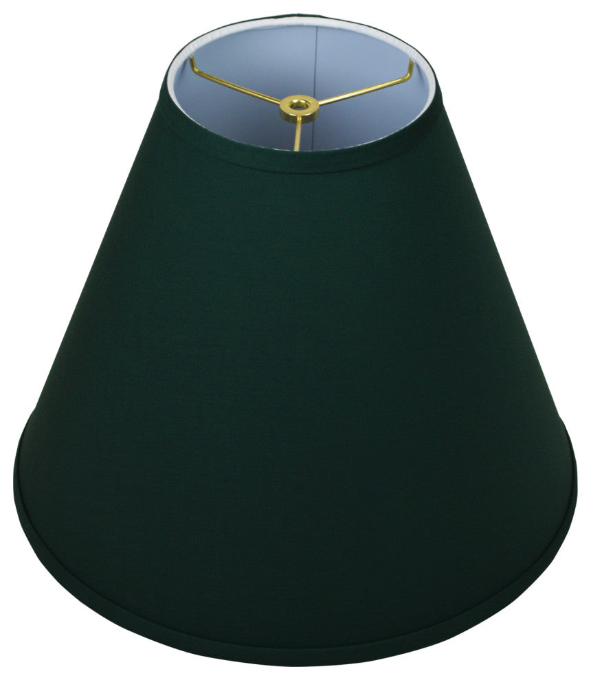 Fenchel Shades 6.5"x15"x13" Brass Spider Attachment Empire Lamp Shade, Linen Hun
