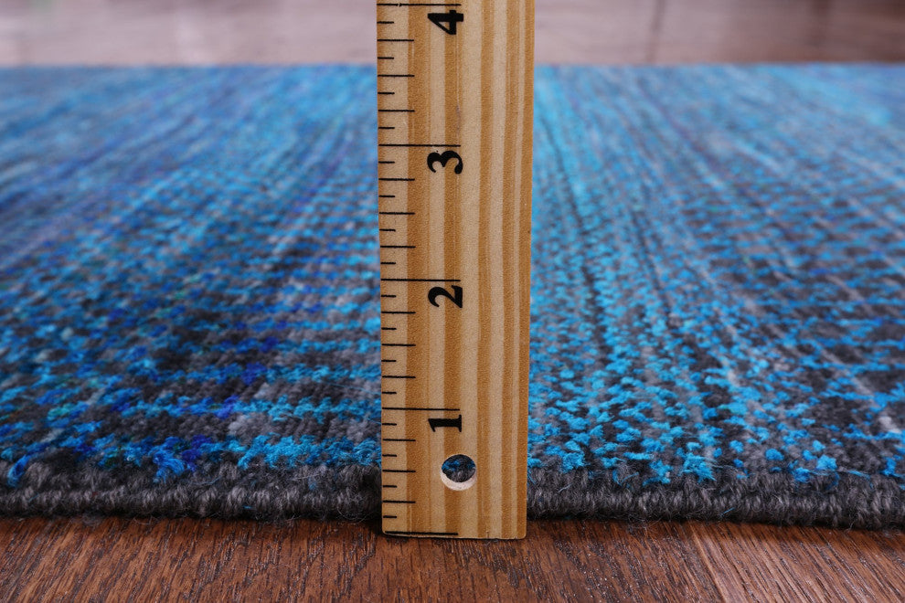 Runner Handmade Wool and Silk Super Savannah Gabbeh Rug 2' 6" X 32' 5" Q11904