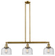 Innovations Lighting 213-Bb-S-G74-Led 3 Light Dimmable Led Island Light