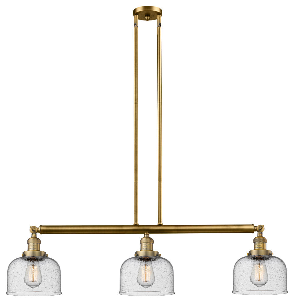 Innovations Lighting 213-Bb-S-G74-Led 3 Light Dimmable Led Island Light