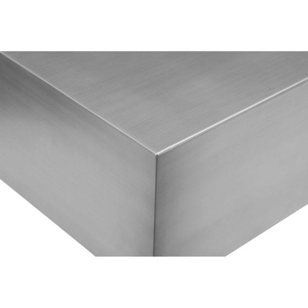 47" Stainless Steel Nova Rectangular Coffee Table