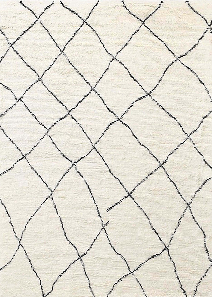 Ahgly Company Indoor Rectangle Mid-Century Modern Area Rugs, 7' x 10'
