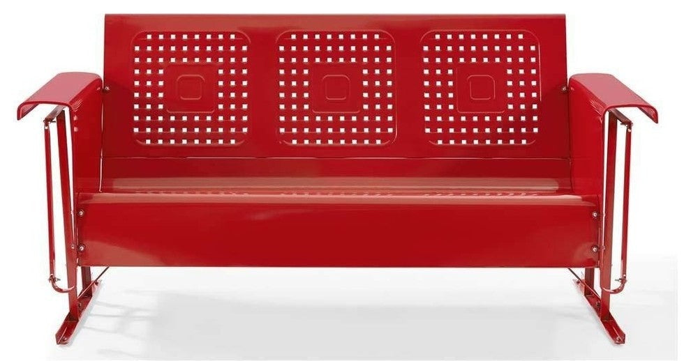 Bates Sofa Glider, Red