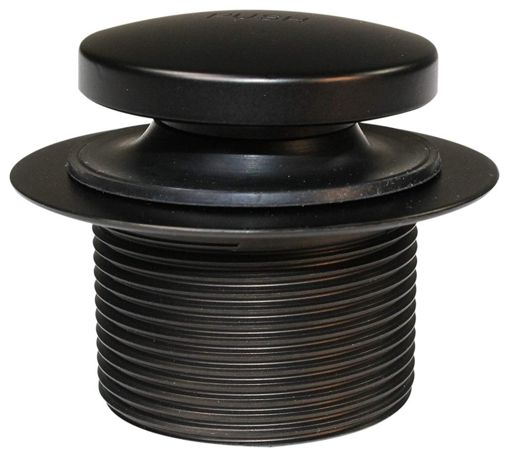 All Exposed Tip Toe Bath Waste - 14" Make-Up, 17 Ga. Tubing In Oil Rubbed Bronze, Oil Rubbed Bronze