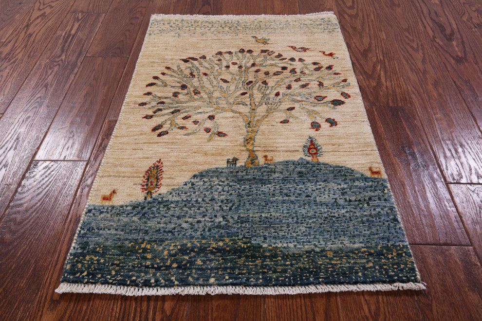 2' 0" X 2' 11" Tribal Persian Gabbeh Handmade Rug - Q12699