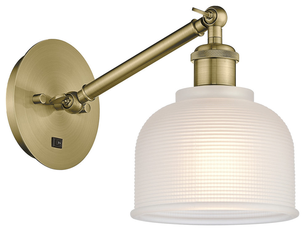 Innovations 317-1W-AB-G411 1-Light Sconce, Antique Brass