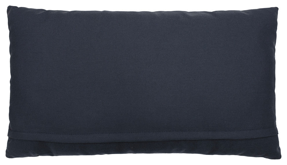 Linum Home Textiles Aaron Denim Decorative Pillow Cover, Denim Blue, Lumbar