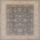 Ahgly Company Indoor Square Mid-Century Modern Area Rugs, 7' Square