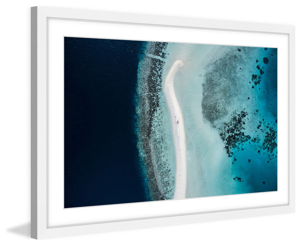 "Sandstrip" Framed Painting Print