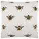 Busy Bee Pillow - White
