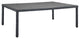 Gray Summon 90" Outdoor Patio Dining Table