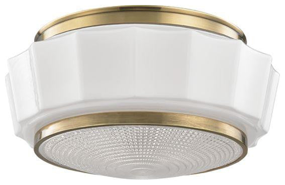 Hudson Valley 3814F-AGB, 2 Light Flush Mount