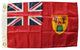 Turks and Caicos, 12"x18" Nylon Flag, Red Ensign