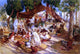 Frederick Arthur Bridgeman Market Scene, 18"x27" Wall Decal