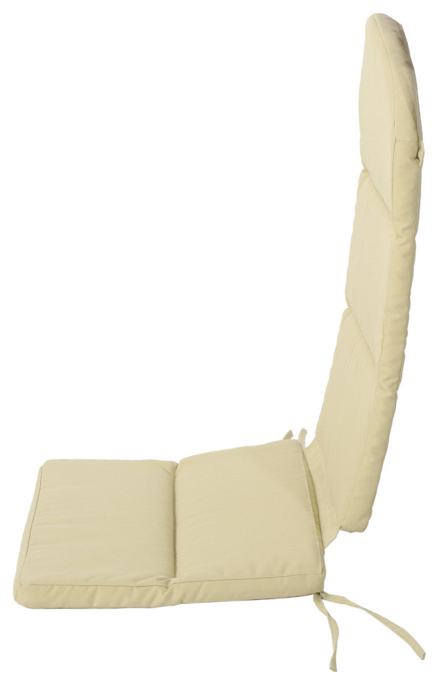 Malibu Outdoor Water-Resistant Adirondack Chair Cushions, Set of 2, Khaki