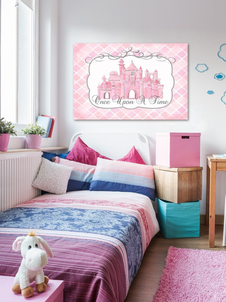 Marmont Hill, "Once Upon a Time" by Reesa Qualia Print on Wrapped Canvas, 45x30