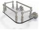 Waverly Place Wall-Mount Glass Guest Towel Tray, Satin Nickel