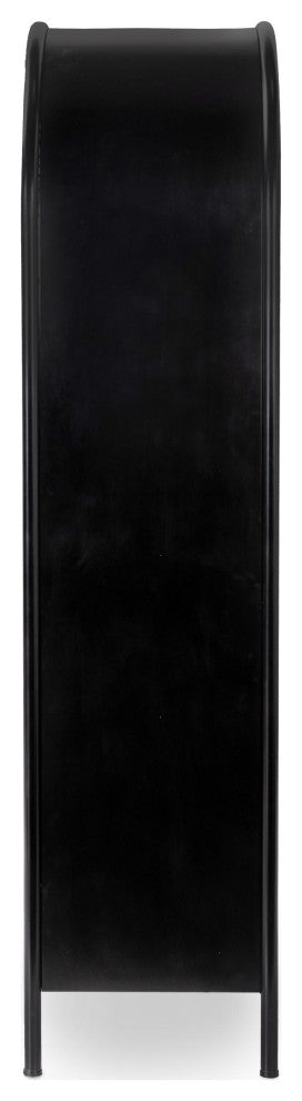 Full side view of the cabinet on a uniform white background