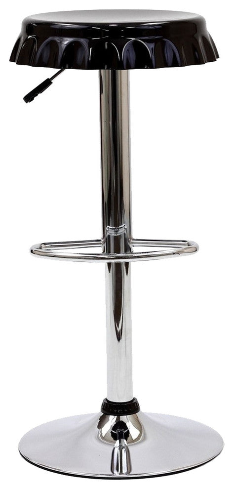 Modern Contemporary Dining Kitchen Bar Stool Black