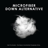 Microfiber Down Alternative Poly Bed, Twin