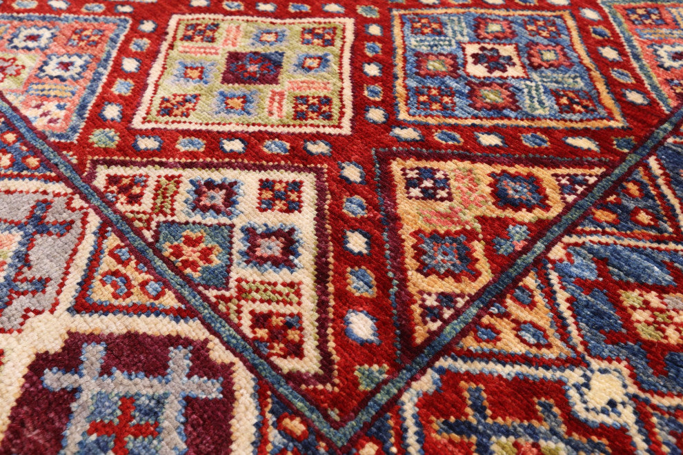 Khorjin Super Kazak Hand-Knotted Rug 4' 11" X 6' 7" Q5179