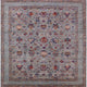 Ahgly Company Indoor Square Mid-Century Modern Area Rugs, 4' Square