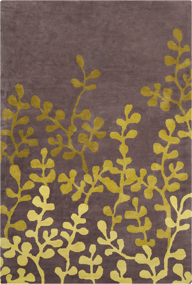 Allie Floral Contemporary Area Rug, 5''x7''6"