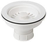 Kitchen Sink Strainer, White
