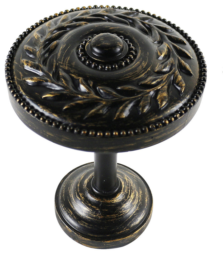 Hera Medallion Drapery Holdback, Burnt Gold, Single