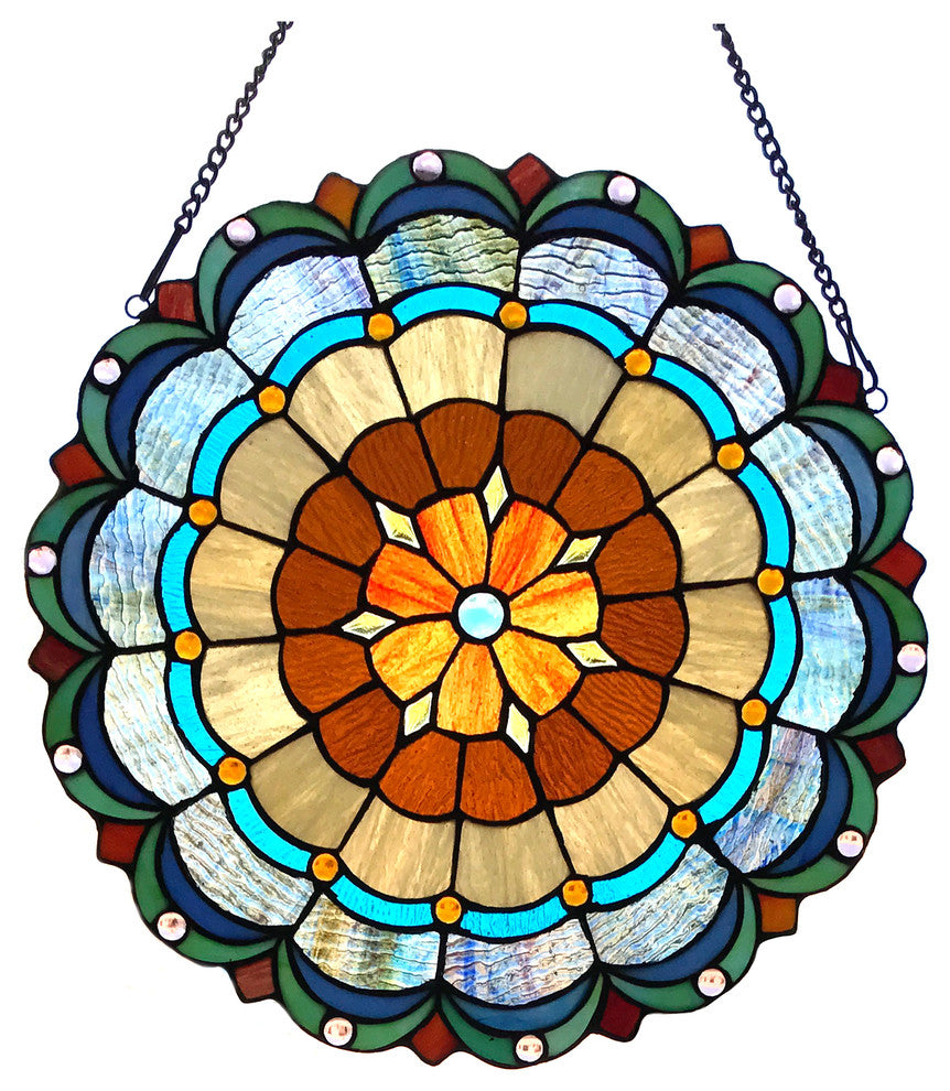 Minerva Tiffany-Glass Circus Tent 18"