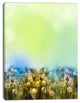 White Flowers Garden in Soft Color, Floral Canvas Art Print, 30"x40"