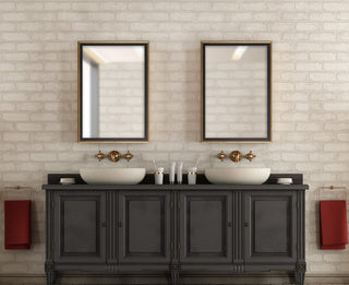 Kendall Framed Wall Mirror, Black & Gold, 20"x24"
