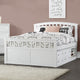 Hillsdale Schoolhouse 4.0 Charlie Wood Full Captain's Bed With 2 Storage Units