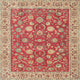 Ahgly Company Indoor Square Traditional Area Rugs, 6' Square