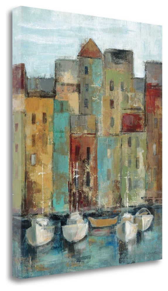 "Old Town Port I" By Silvia Vassileva, Giclee Print on Gallery Wrap Canvas
