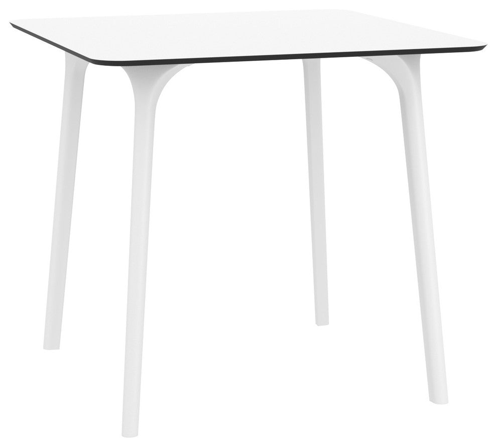 Maya Square Table 31 inch White