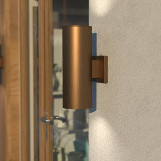 Chiasso 14.25"H Outdoor Wall Light Warm Brass