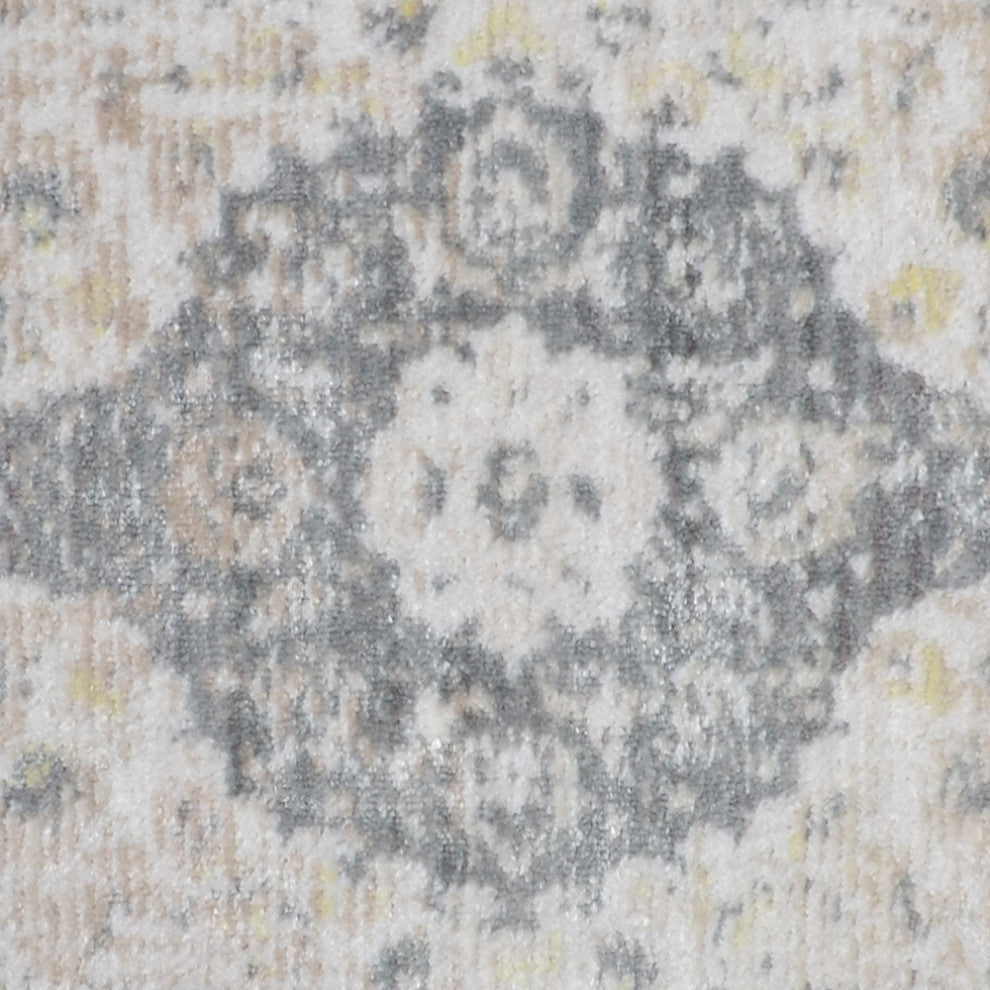 MACHINE MADE POLYESTER AREA RUGS  -Cream Color, Oriental ,Rugs for Living Room