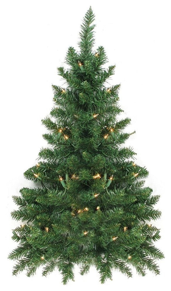 3'x26" Pre-Lit Buffalo Fir Artificial Christmas Wall or Door Tree