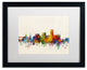 Michael Tompsett 'Durham England Skyline Beige' Matted Framed Art, 16x20