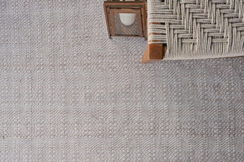 Echo Indoor/Outoor Flatwoven PET yarn Light Beige/Ivory Area Rug