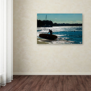 "Provo Boarding" Canvas Art by Yale Gurney, 19"x12"